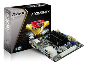 华擎AD2550 ITX主板产品图赏与硬件解析 IT168主板图片大全中的精致之选